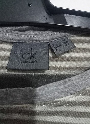 38 Beden kahverengi Renk Calvin Klein İnce bluz 