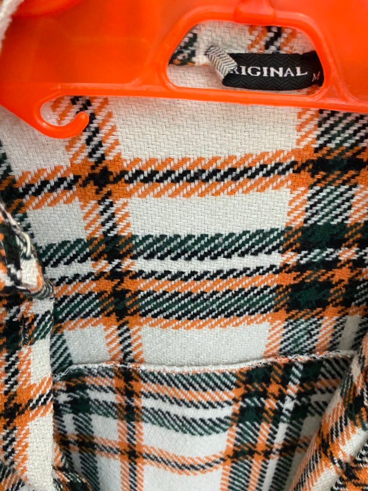 Düğmeli Uzun Kollu Ekose Kadın Gömlek - Görsel 2