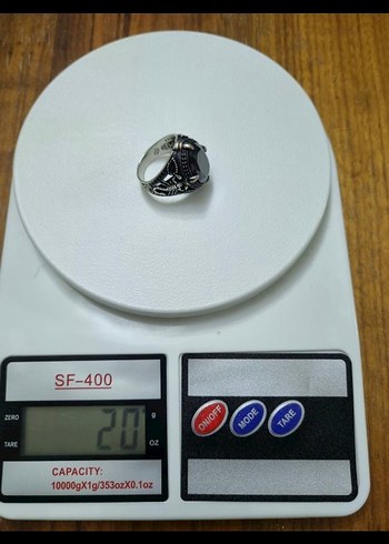 925 ayar has gümüş akrep işlemeli - Görsel 4