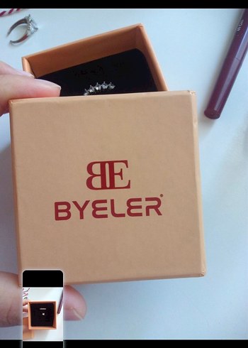 5 taş tek taş gümüş yüzük set - Görsel 2