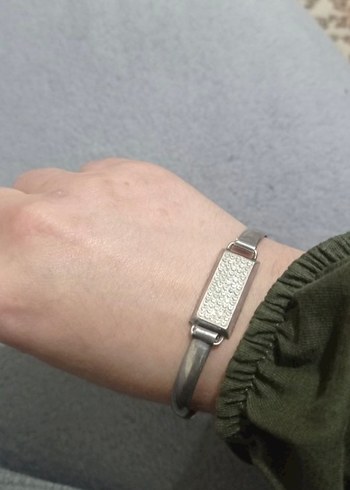 925 ayar unisex gümüş bileklik - Görsel 2