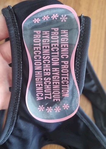 Kom Siyah Desenli Bikini Takımı Xl - Görsel 5