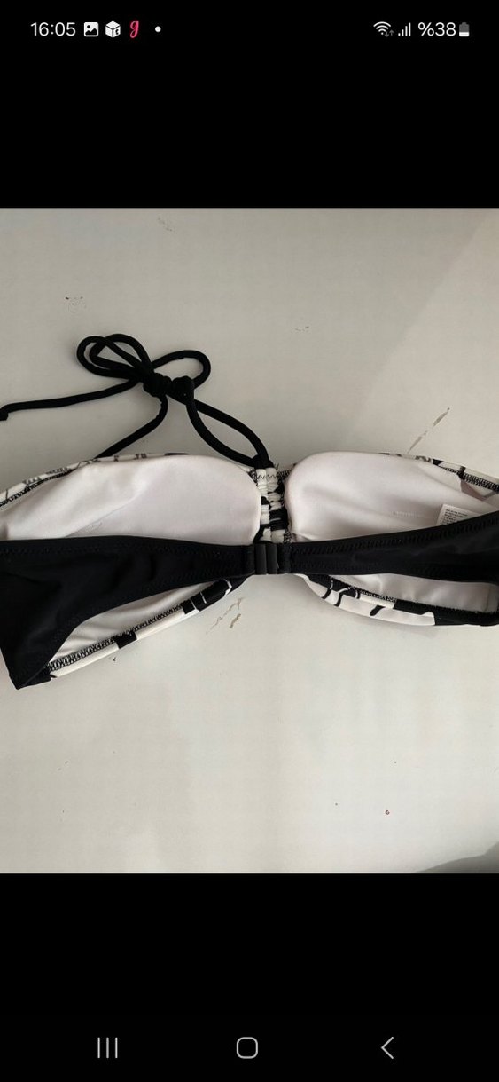 Kom Siyah Desenli Bikini Takımı Xl - Görsel 4