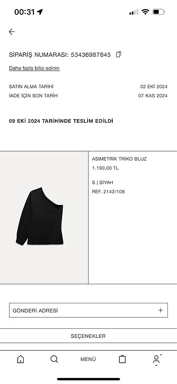 s Beden Zara Üst