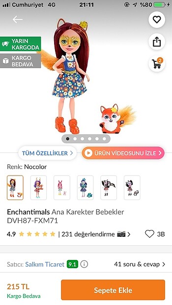 enchantimals orjinal
