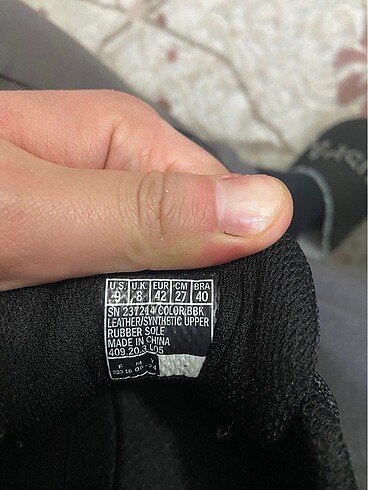 42 Beden siyah Renk Skechers Air Envoy Erkek Siyah Outdoor