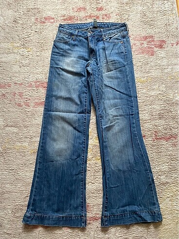 Mango Vintage Kot Pantolon Jean