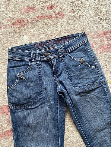 34 Beden lacivert Renk Edc By Esprit Vintage Y2K Kot Pantolon