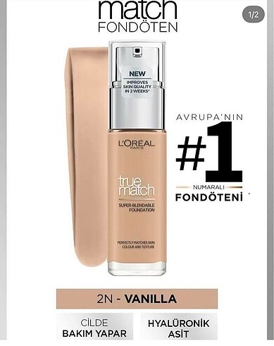 LOREAL PARİS FONDÖTEN