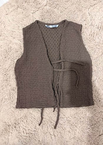 Kahverengi Kadın Keten Bol takım - Görsel 3