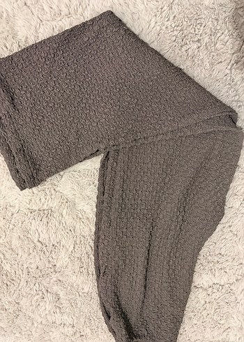 Kahverengi Kadın Keten Bol takım - Görsel 2