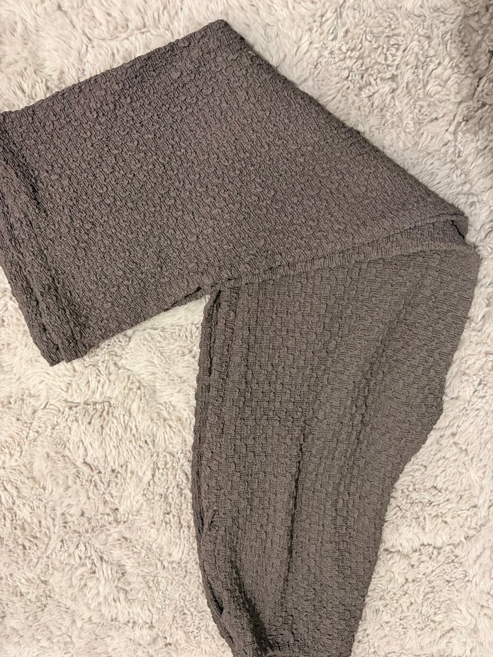 Kahverengi Kadın Keten Bol takım - Görsel 2