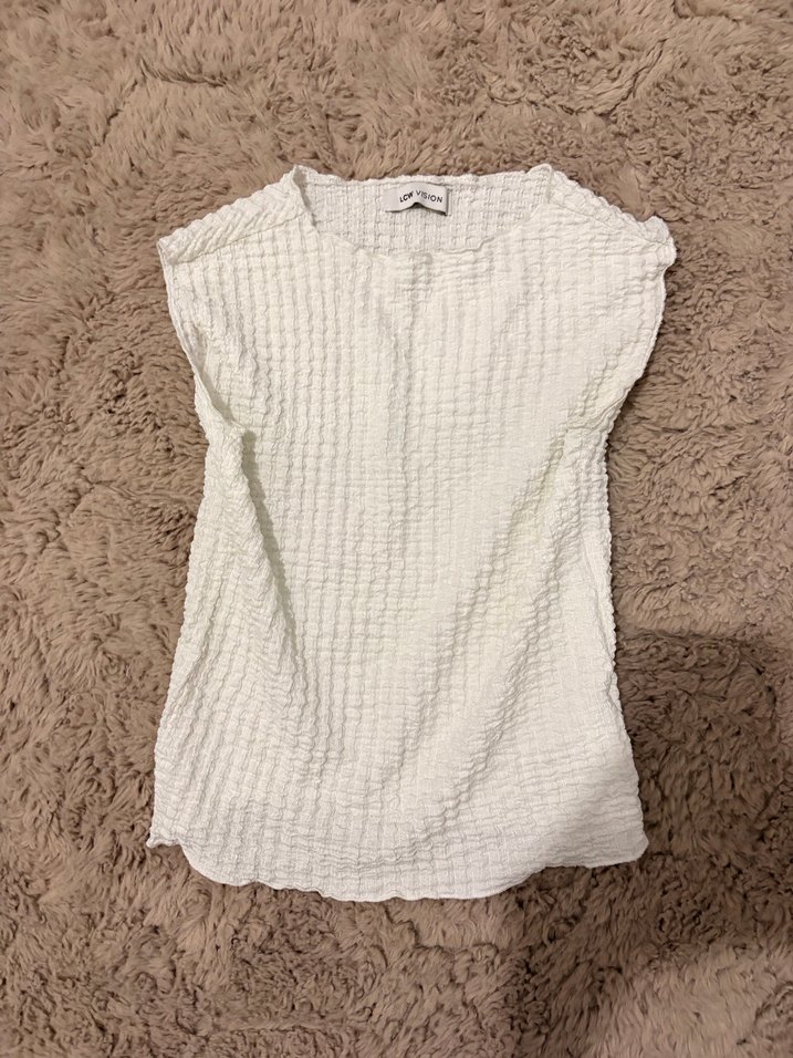 Beyaz Keten Rahat Kesim Kadın takım - Görsel 3