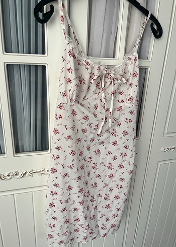 Çiçek Desenli Hamile ve Emzirme Gecelik - Görsel 3