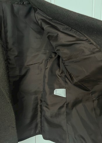 Düğmeli Kahverengi Kadın Blazer Ceket - Görsel 5