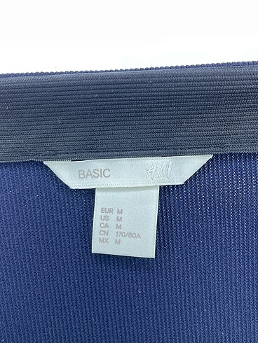 m Beden lacivert Renk H&M Midi Etek %70 İndirimli.