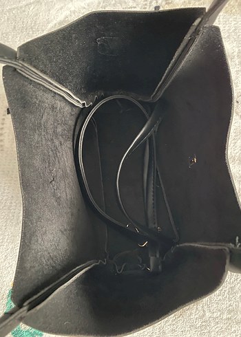 Siyah Deri çanta - Görsel 3