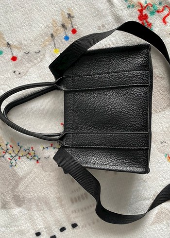 Siyah Deri Kadın Çanta - Görsel 3