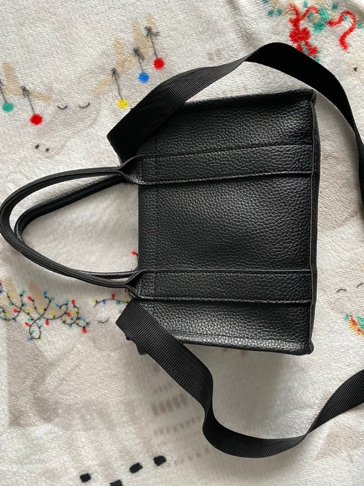 Siyah Deri Kadın Çanta - Görsel 3