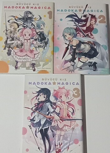 Madoka magica manga set (3 cilt)