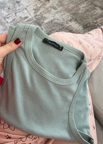 Turkuaz  Basic Kadın crop - Görsel 3