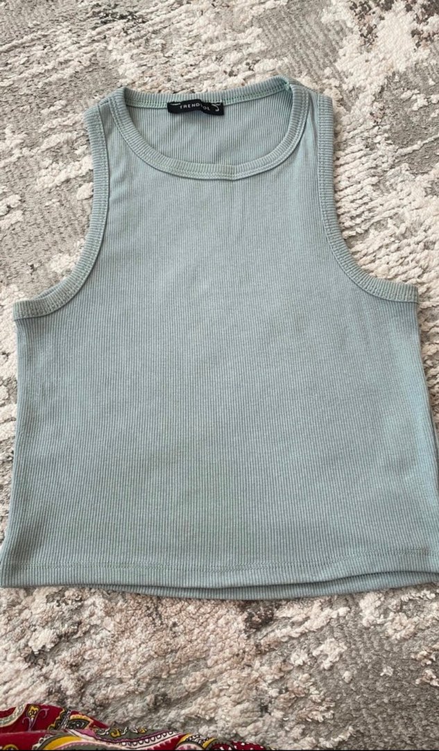 Turkuaz  Basic Kadın crop - Görsel 2