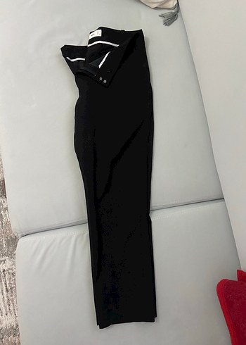 Mango Kadın Siyah Kumaş Pantolon - Görsel 2