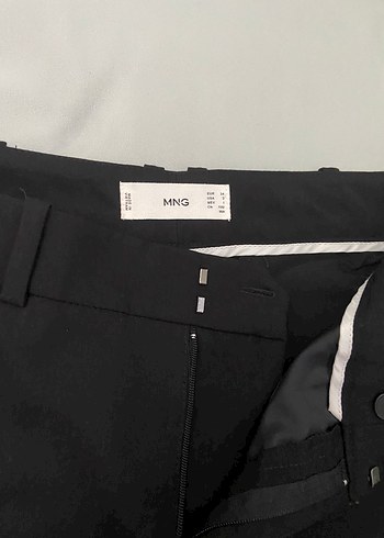 Mango Kadın Siyah Kumaş Pantolon - Görsel 4