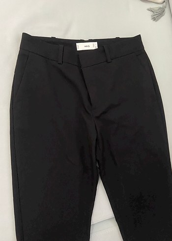 Mango Kadın Siyah Kumaş Pantolon - Görsel 6