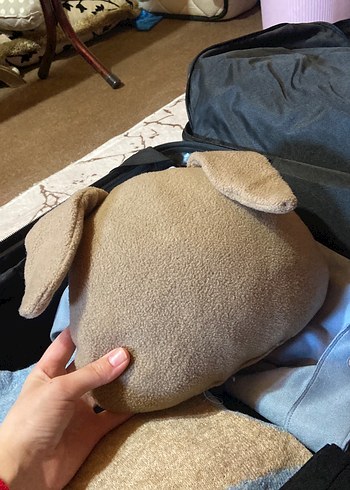 Gri Kedi Yüzü Tasarımlı Peluş Aksesuar - Görsel 2