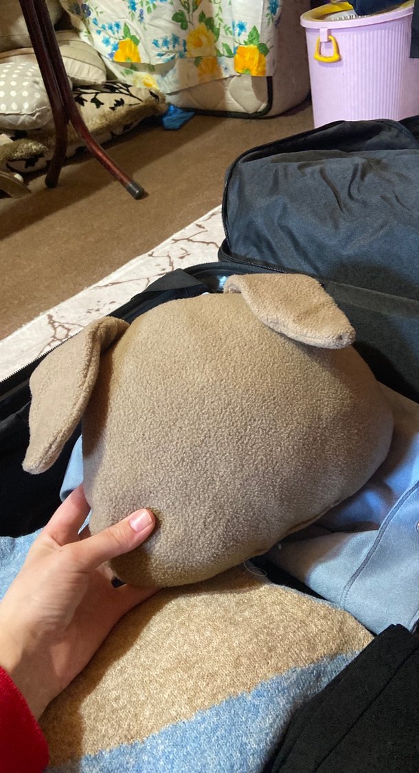 Gri Kedi Yüzü Tasarımlı Peluş Aksesuar - Görsel 2