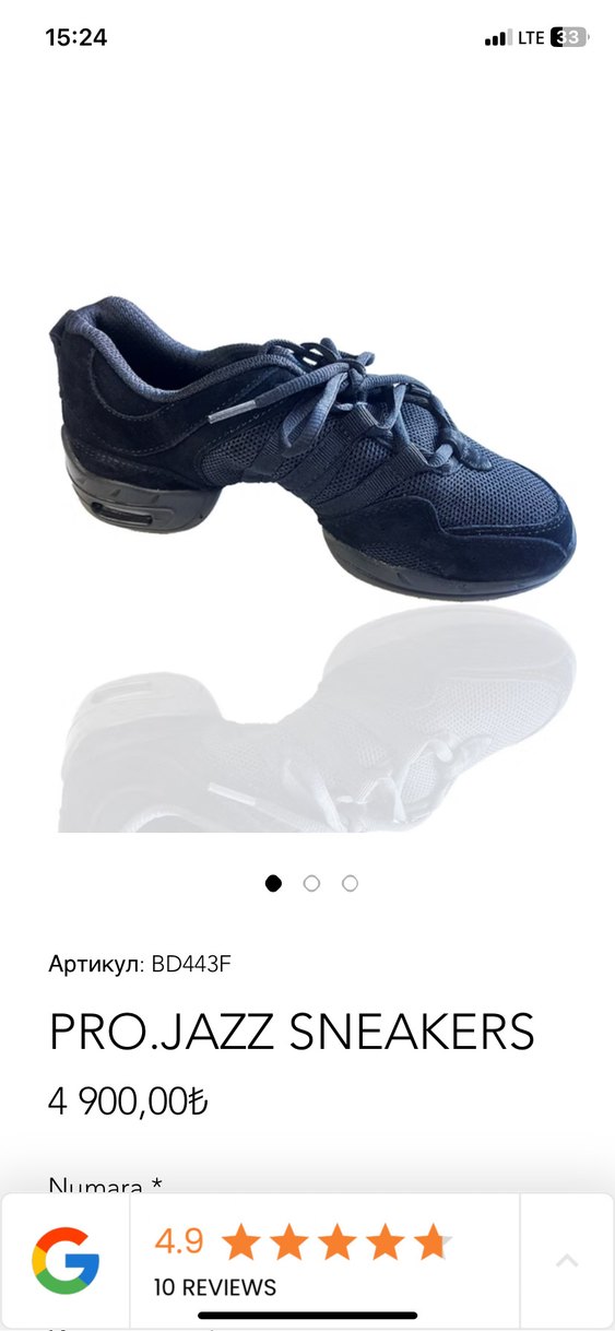 Tan sağtürk çocuk bale ve dans ayakkabısı - Görsel 5