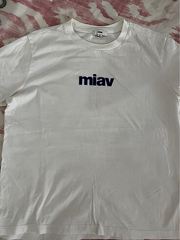 Mavi miav t-shirt