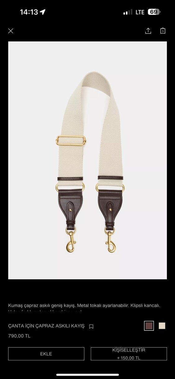 Çanta kayışı - Görsel 2