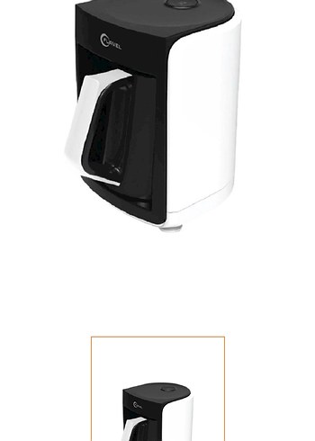 Beyaz Siyah Kahve Makinesi - Görsel 2