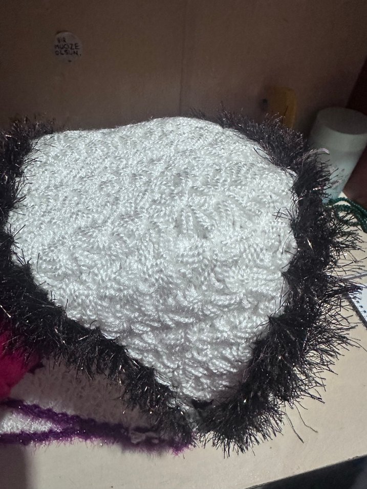 Örgü Beyaz Lif - Görsel 2