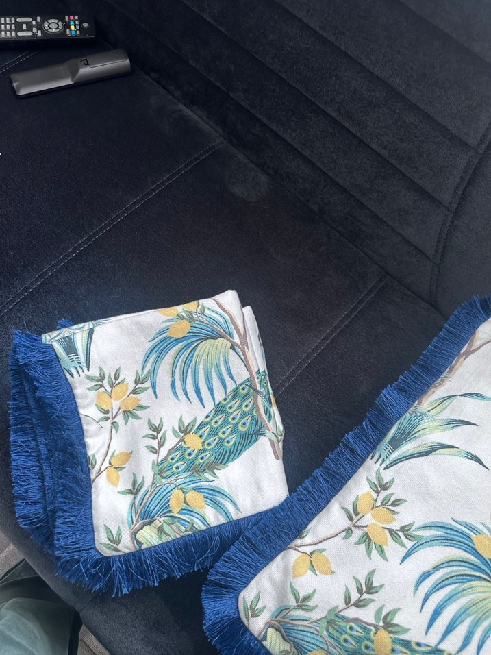 Alseko Concept Tavus Kuşu Desenli Kırlent ( 4 lü kırlent) - Görsel 4