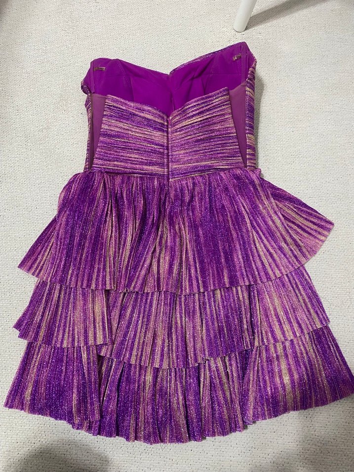 Party elbise mini simli - Görsel 4