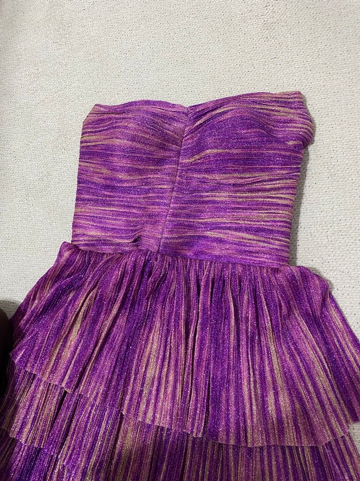 Party elbise mini simli - Görsel 3