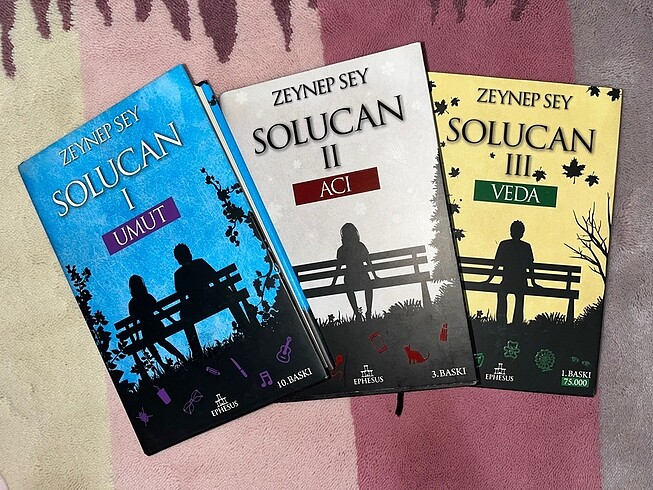 Solucan Kitap 3lü Set (Zeynep Sey) wattpad