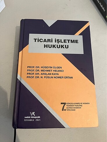 Ticari işletme hukuku ticaret hukuku Arslan kaya Mehmet helvacı