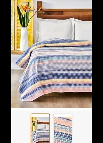 Karaca home renkli cift kisilik battaniye - Görsel 3