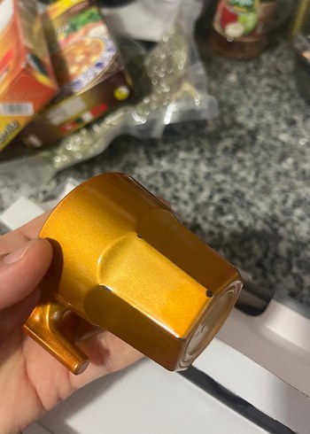 Renkli Casablanca Metalik Kahve Fincan Seti - Görsel 2