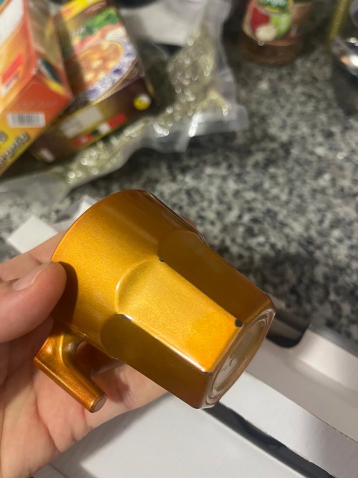 Renkli Casablanca Metalik Kahve Fincan Seti - Görsel 2