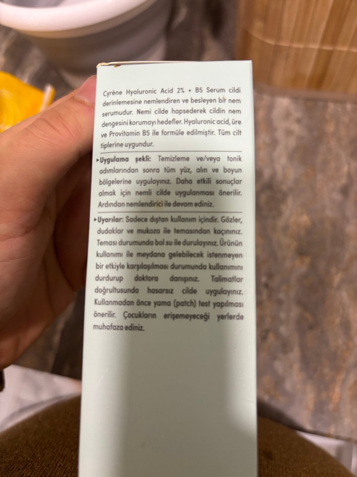 Cyrene Hyaluronik Asit %2 + B5 Nemlendirici Serum 100ml - Görsel 3