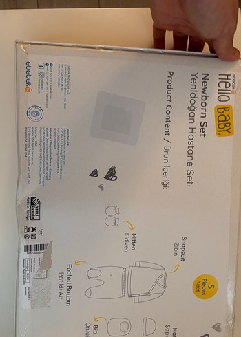 Ebebek hellobaby yenidoğan erkek seti - Görsel 4