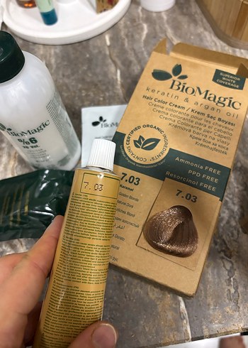 BioMagic Saç Boyası 7.03 karamel - Görsel 11