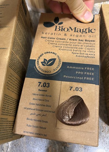 BioMagic Saç Boyası 7.03 karamel - Görsel 6