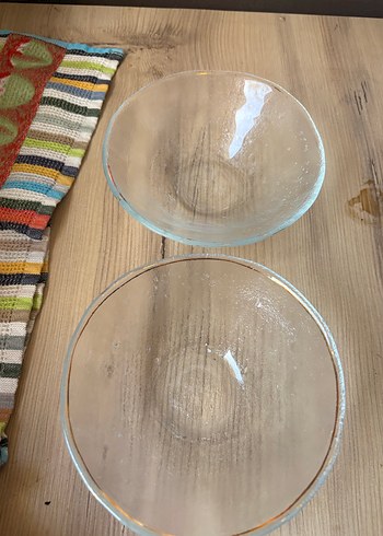 Porland Mom kase iki tane Şeffaf Cam Tabak - Görsel 8