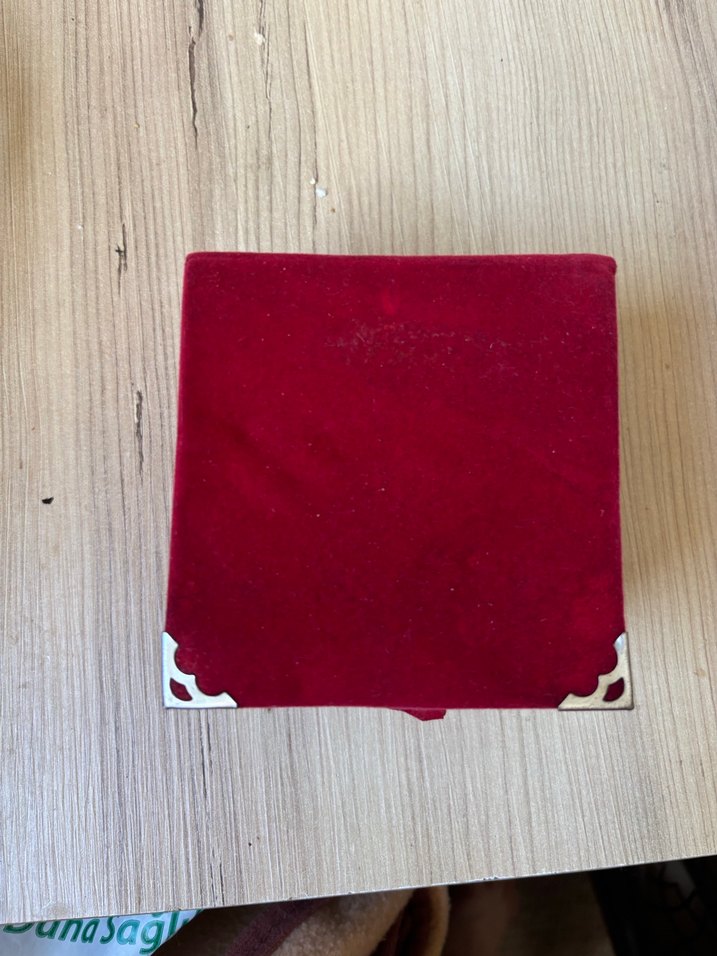 Kırmızı Makyaj Organizeri Kutusu takı mücevher kutusu - Görsel 5